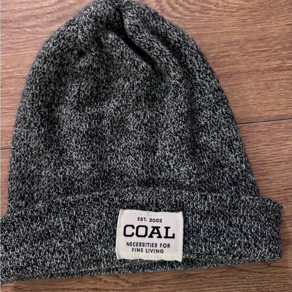 Coal Gray Knit Beanie